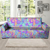 Holographic Floral Psychedelic Sofa Cover-grizzshop