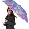 Holographic Floral Psychedelic Umbrella-grizzshop