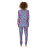 Holographic Floral Psychedelic Women's Pajamas-grizzshop