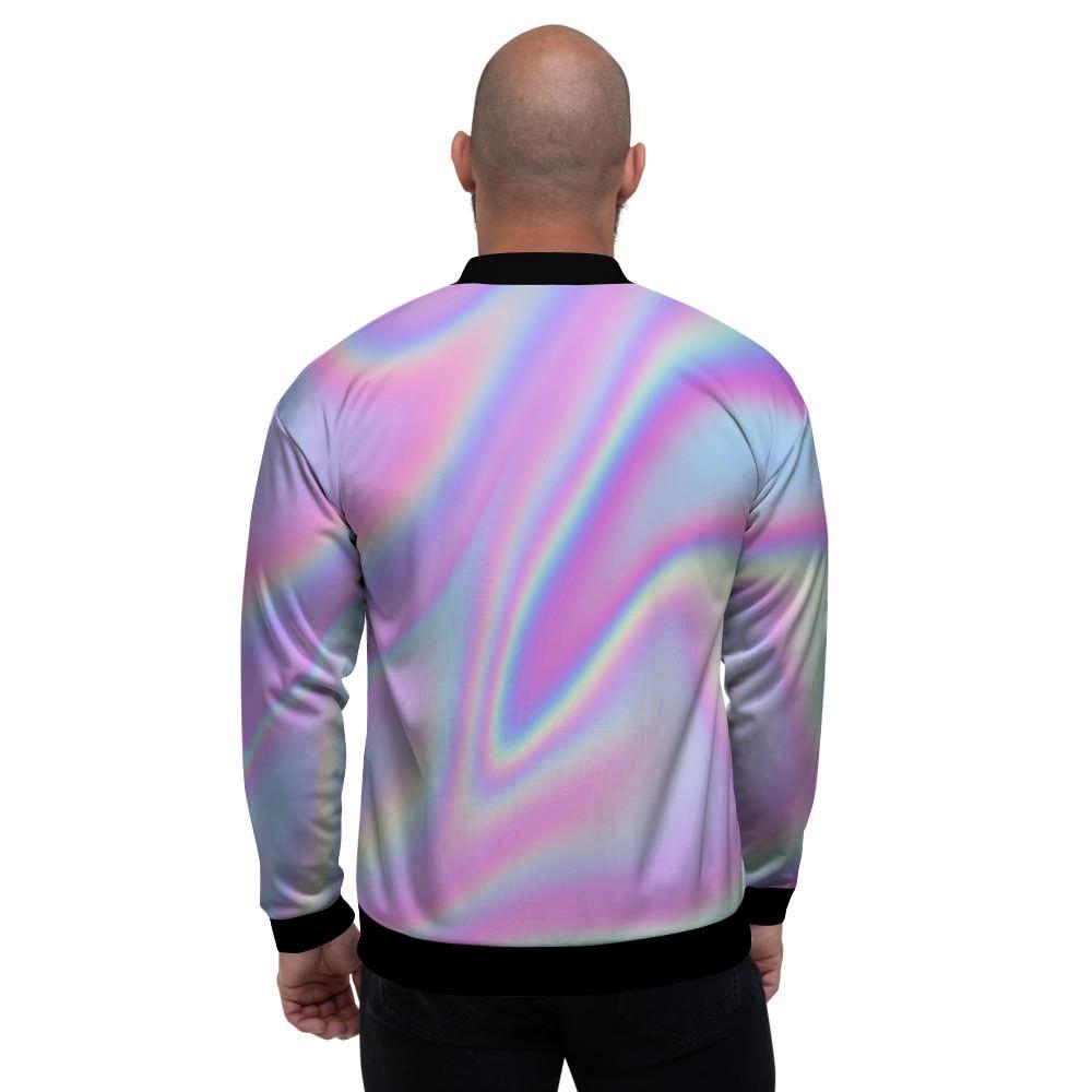 Holographic Men's Bomber Jacket-grizzshop