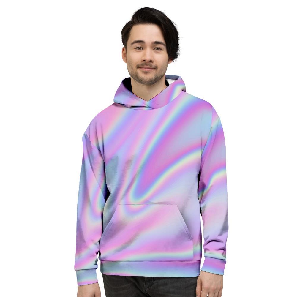 Holographic Men's Hoodie-grizzshop