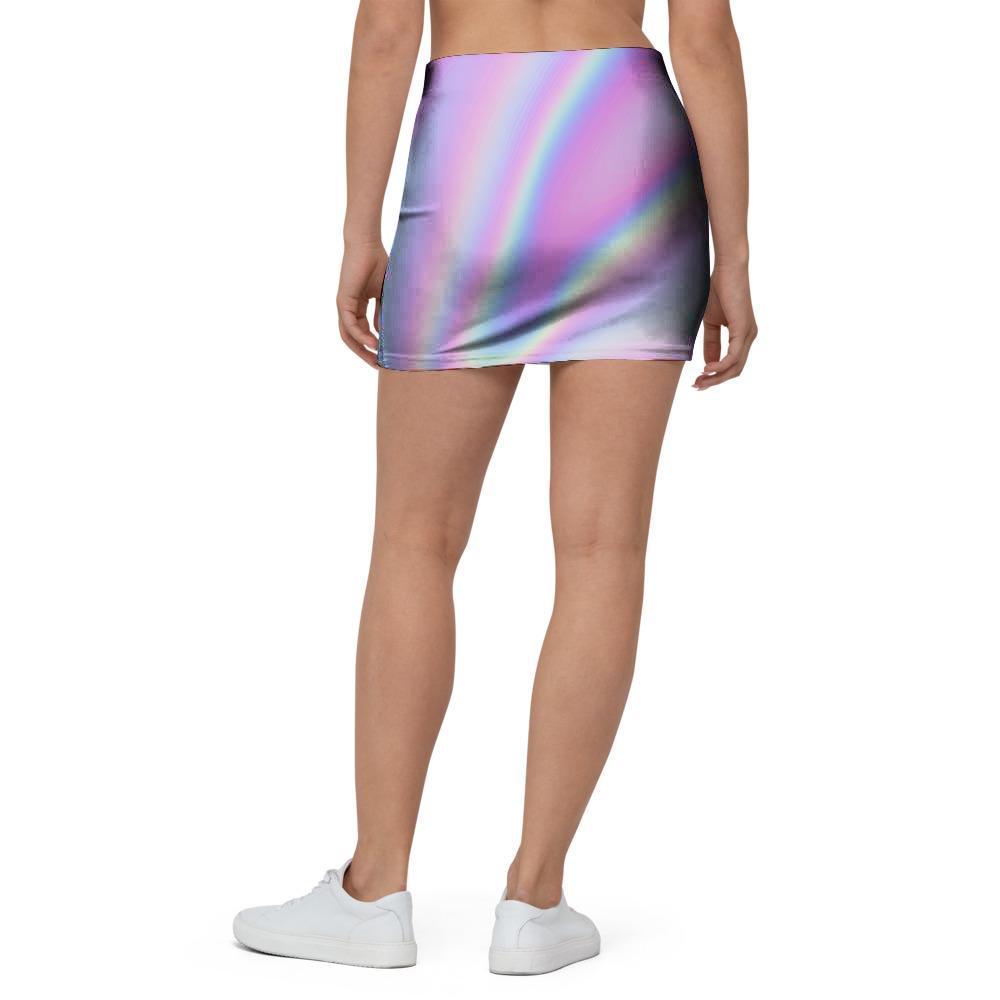 Holographic Mini Skirt-grizzshop