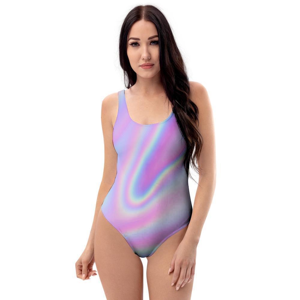 Holographic One Piece Swimsuite-grizzshop