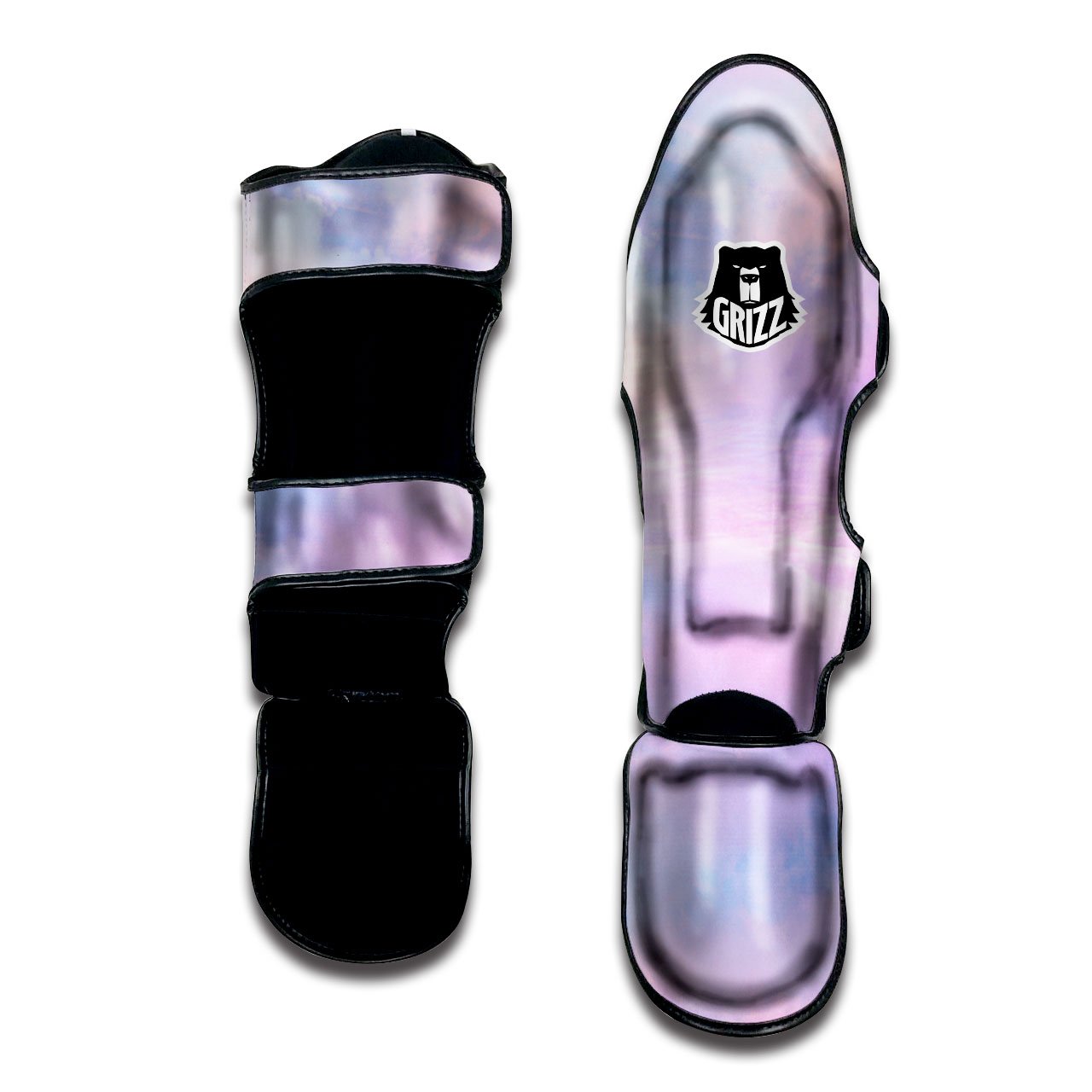 Holographic Pastel Print Muay Thai Shin Guards-grizzshop