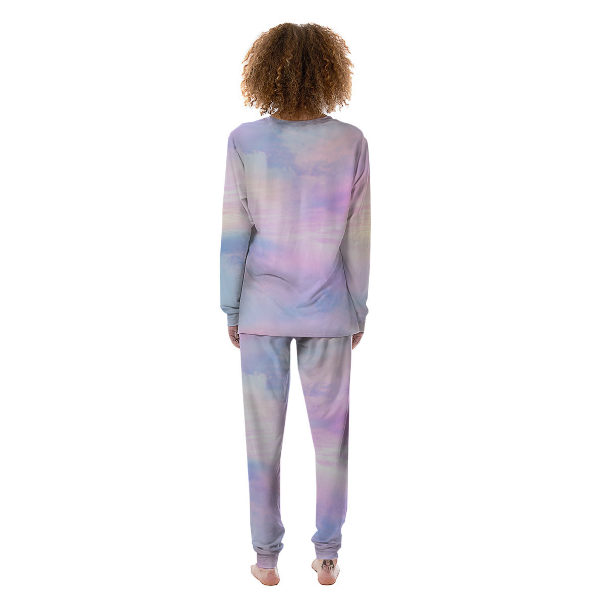 Holographic Pastel Print Women's Pajamas-grizzshop