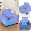 Holographic Print Armchair Cover-grizzshop