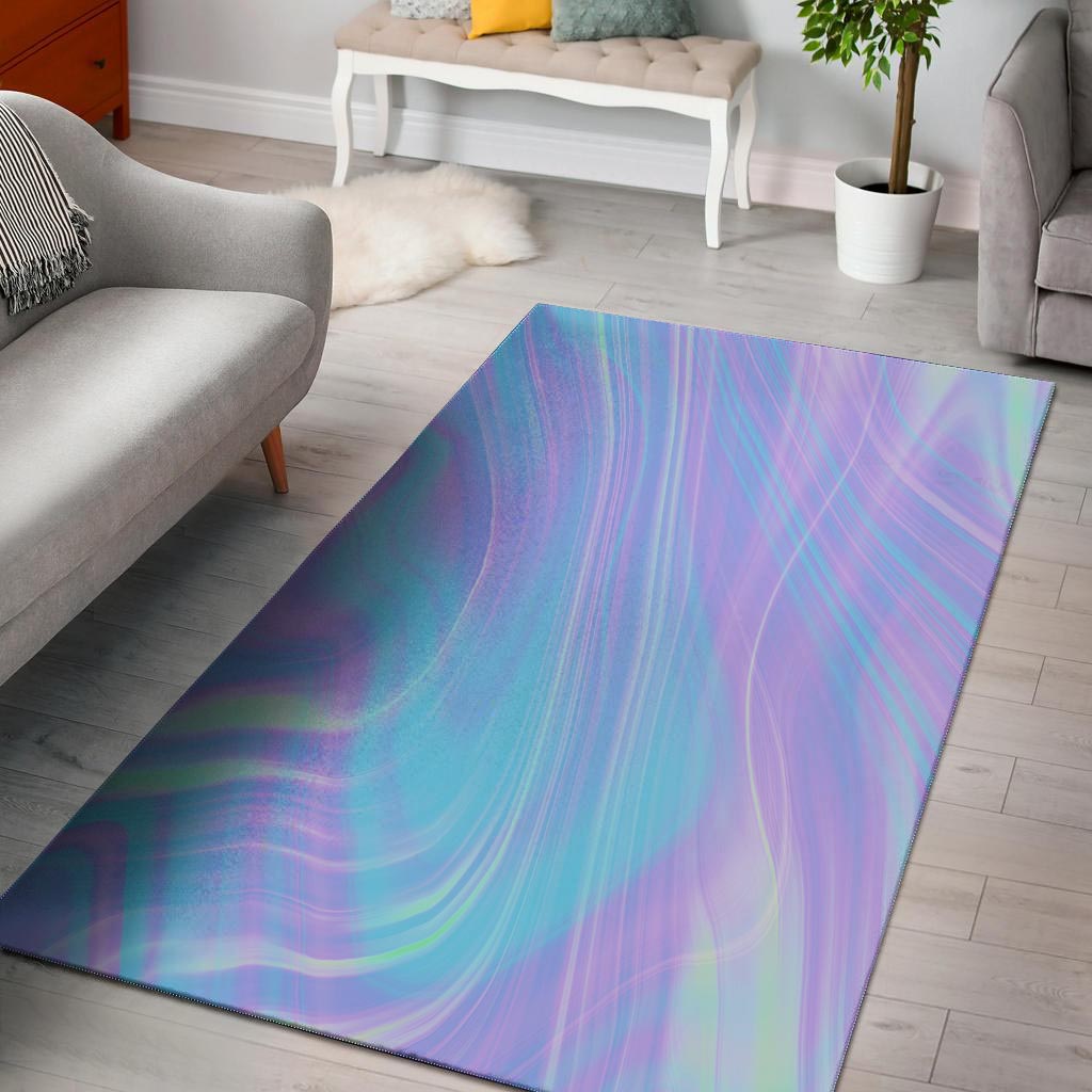 Holographic Print Floor Mat-grizzshop