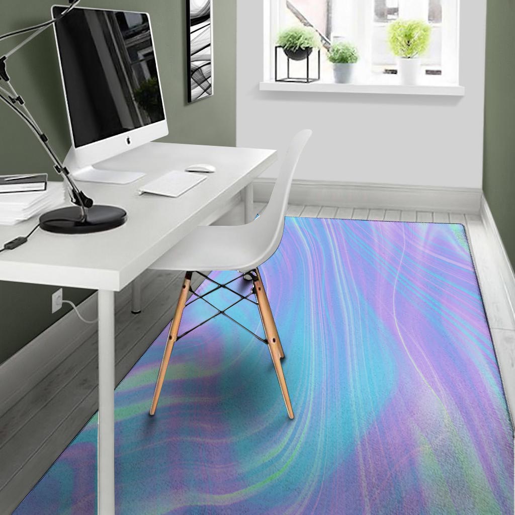 Holographic Print Floor Mat-grizzshop