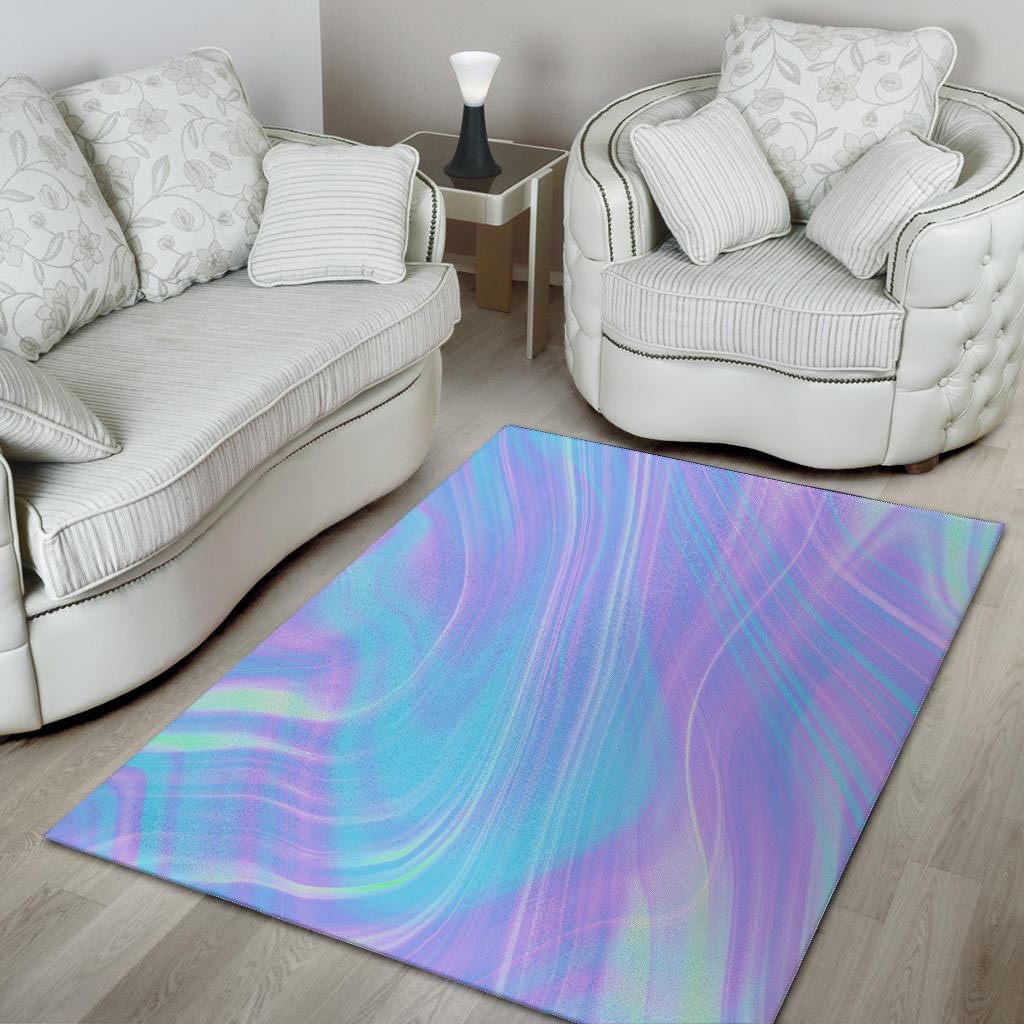 Holographic Print Floor Mat-grizzshop