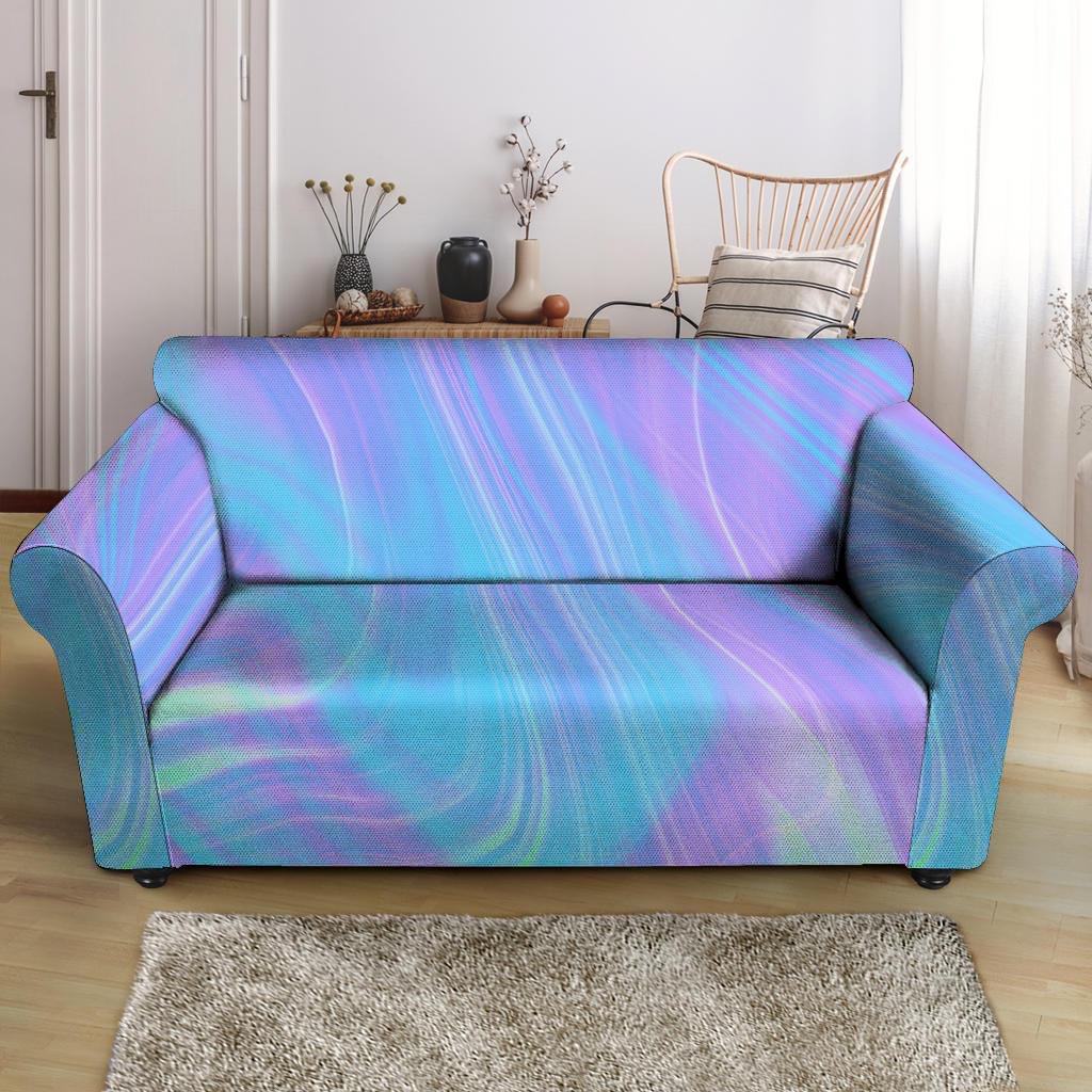 Holographic Print Loveseat Cover-grizzshop