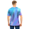 Holographic Print Men T Shirt-grizzshop