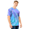 Holographic Print Men T Shirt-grizzshop