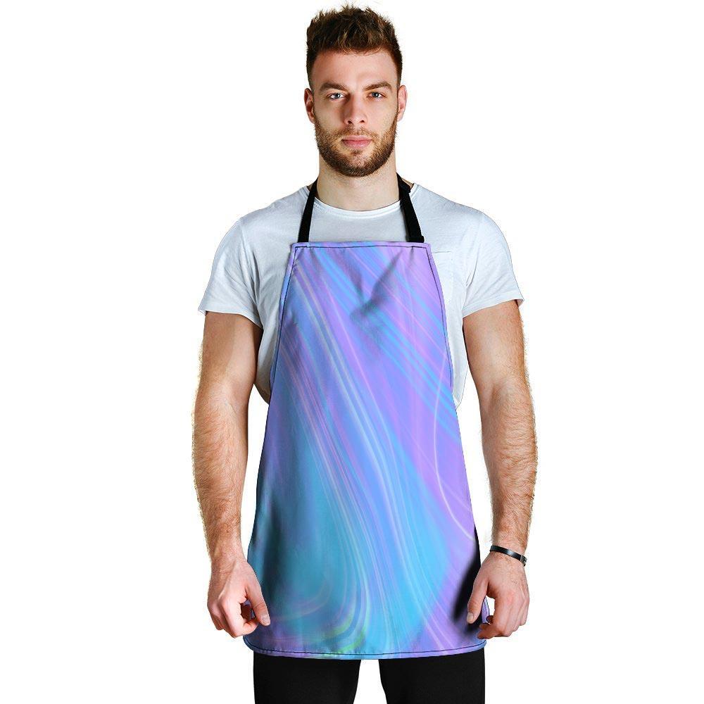 Holographic Print Men's Apron-grizzshop