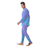 Holographic Print Men's Pajamas-grizzshop