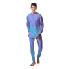 Holographic Print Men's Pajamas-grizzshop