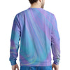 Holographic Print Men's Sweatshirt-grizzshop