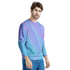 Holographic Print Men's Sweatshirt-grizzshop