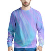 Holographic Print Men's Sweatshirt-grizzshop