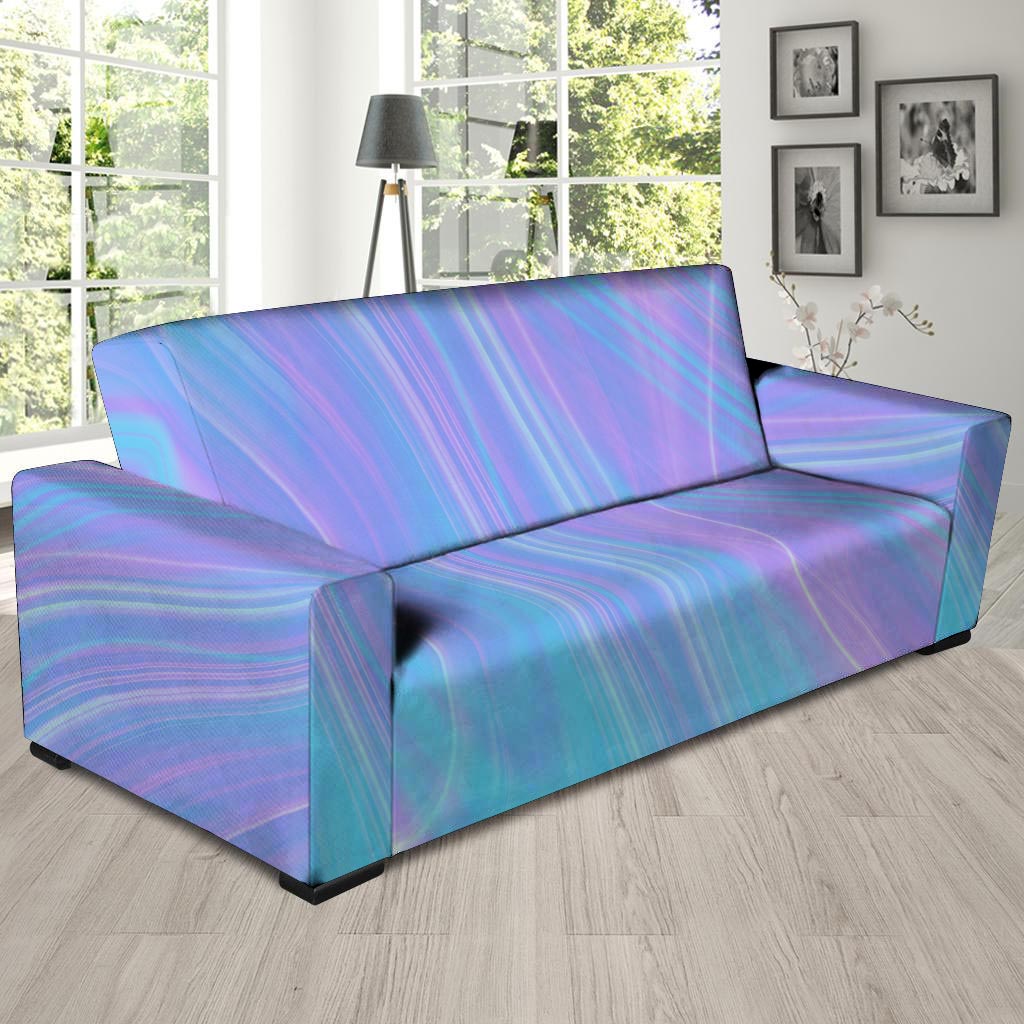 Holographic Print Sofa Cover-grizzshop