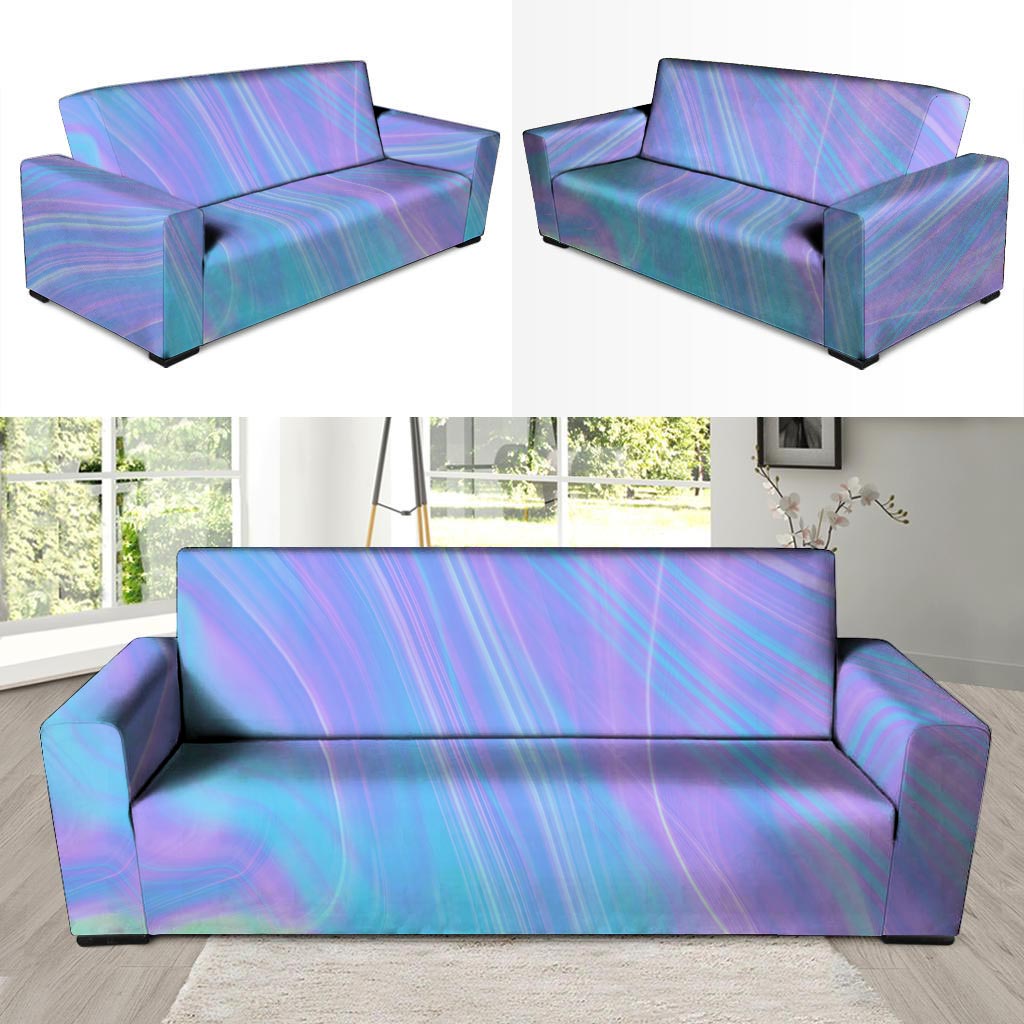 Holographic Print Sofa Cover-grizzshop