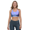 Holographic Print Sports Bra-grizzshop