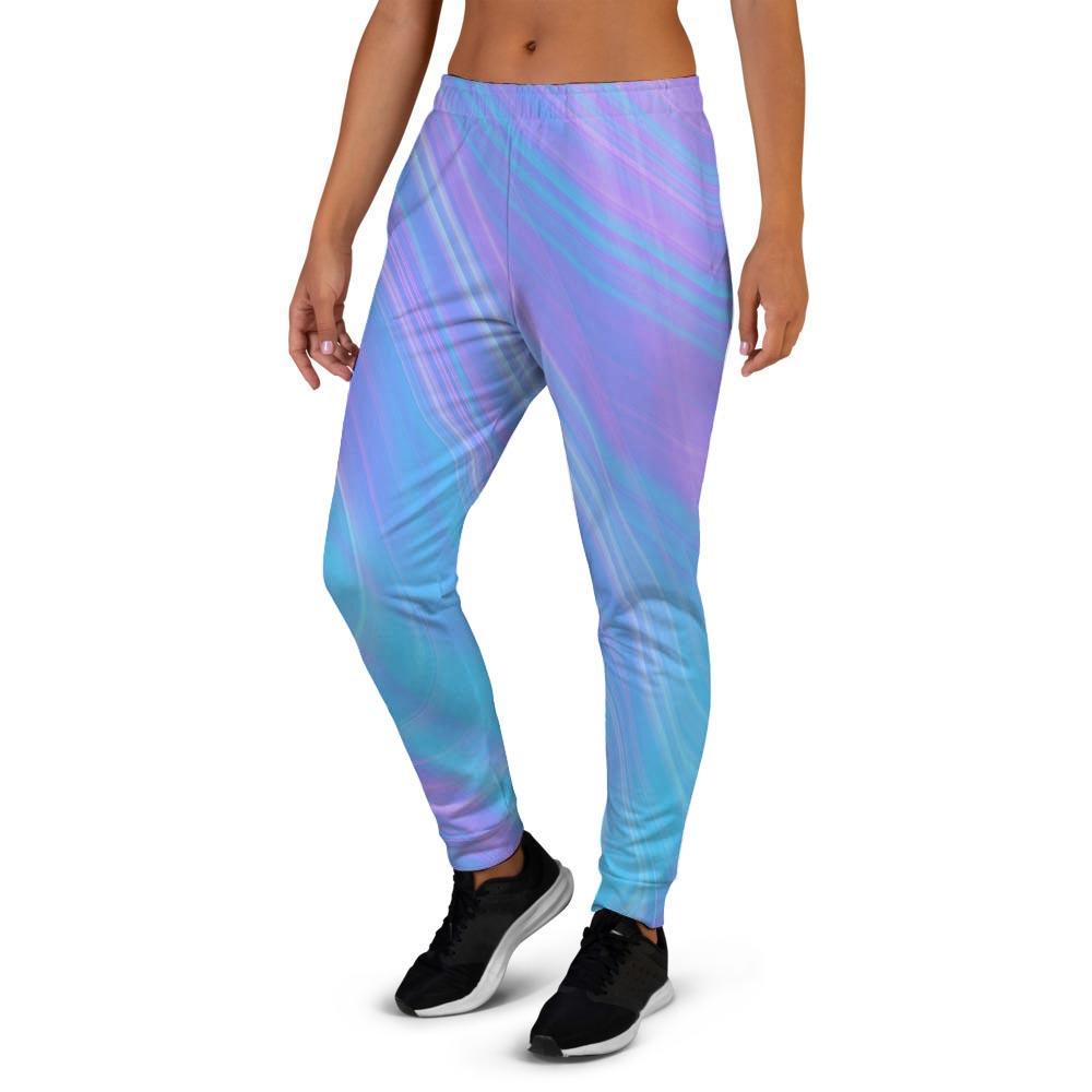 Holographic Print Women's Joggers-grizzshop