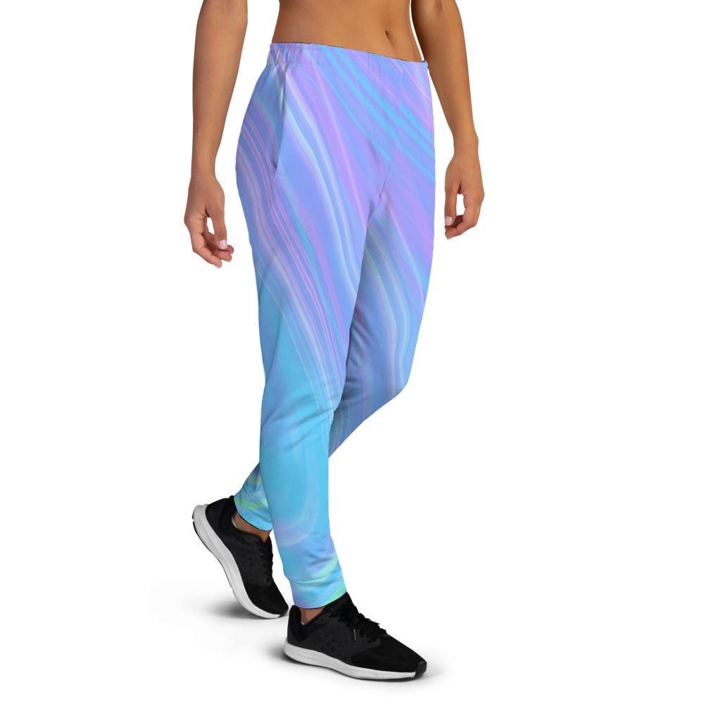 Holographic Print Women's Joggers-grizzshop