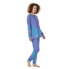 Holographic Print Women's Pajamas-grizzshop