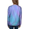 Holographic Print Women's Sweatshirt-grizzshop