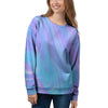 Holographic Print Women's Sweatshirt-grizzshop