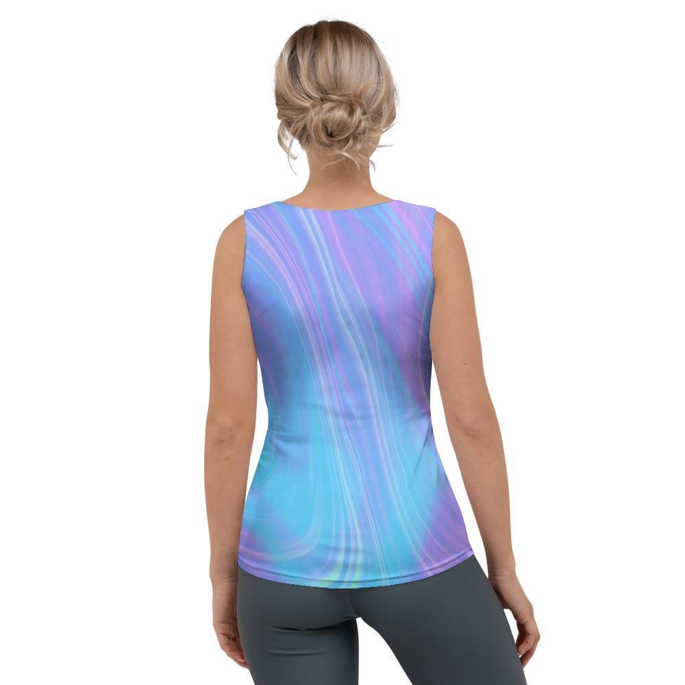 Holographic Print Women's Tank Top-grizzshop