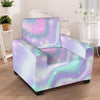 Holographic Psychedelic Armchair Cover-grizzshop