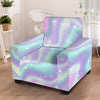 Holographic Psychedelic Armchair Cover-grizzshop