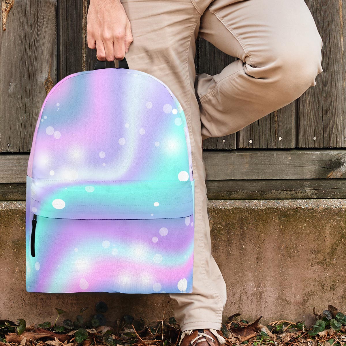 Holographic Psychedelic Backpack-grizzshop