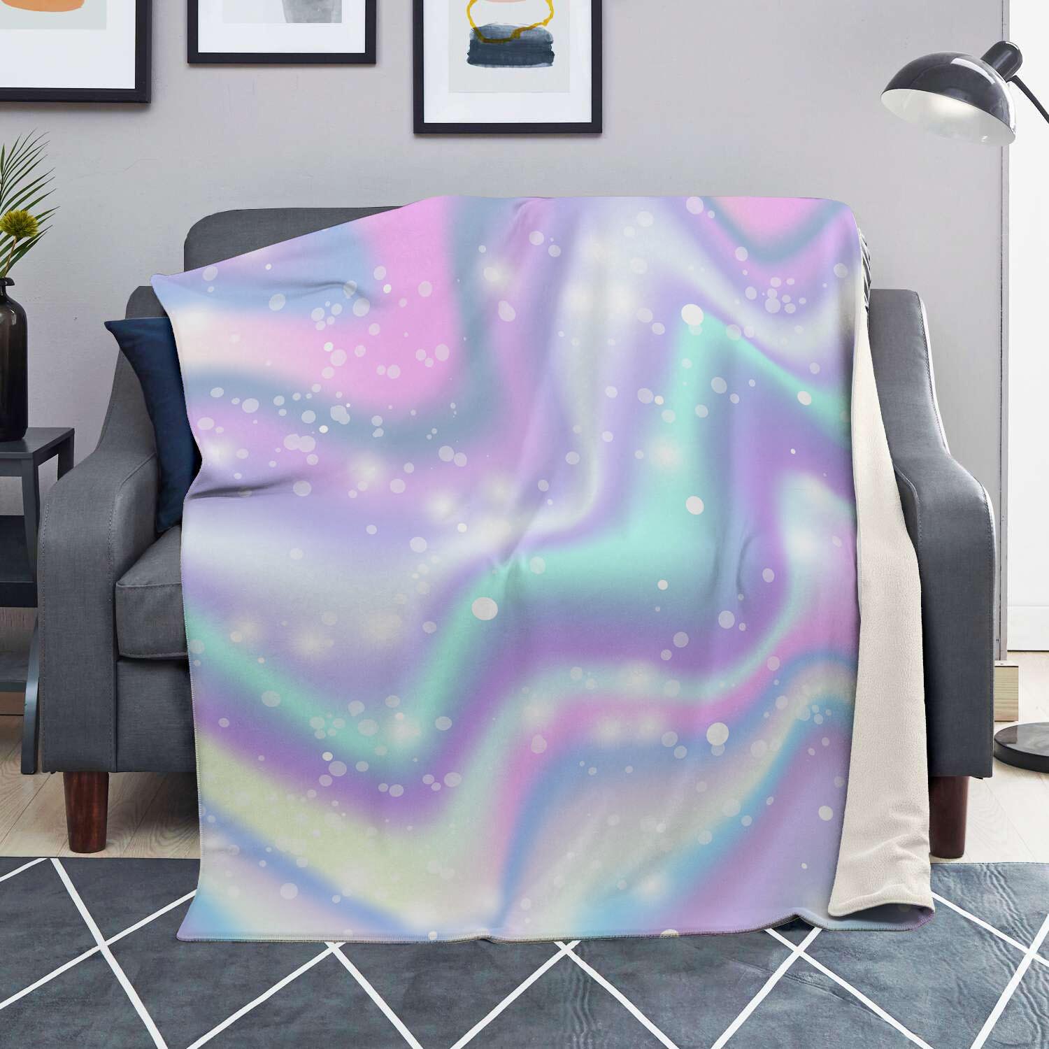 Holographic Psychedelic Blanket-grizzshop