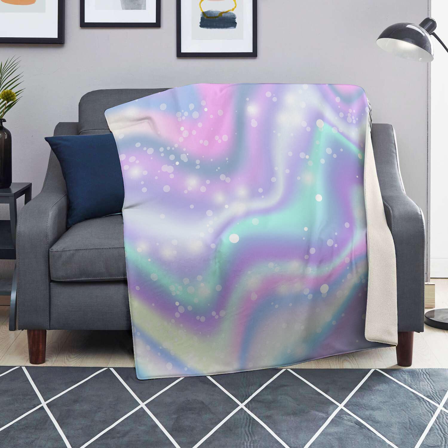 Holographic Psychedelic Blanket-grizzshop