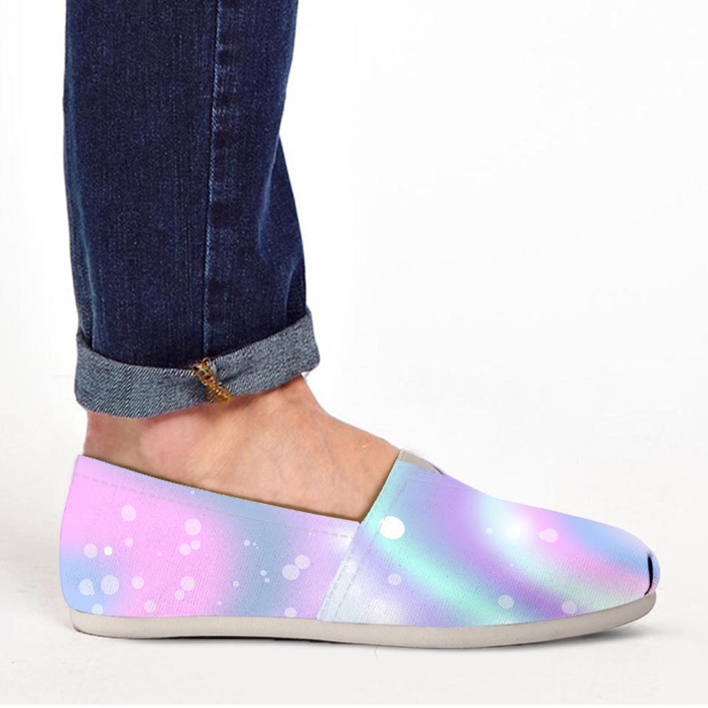 Holographic Psychedelic Canvas Shoes-grizzshop