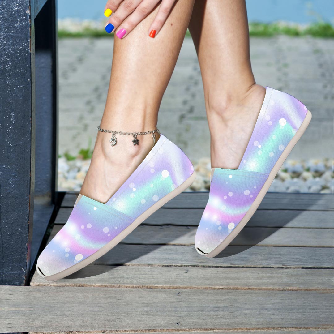 Holographic Psychedelic Canvas Shoes-grizzshop