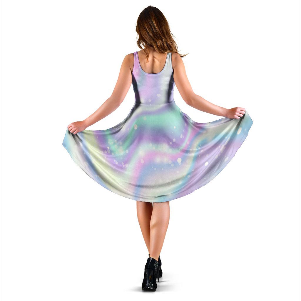 Holographic Psychedelic Dress-grizzshop