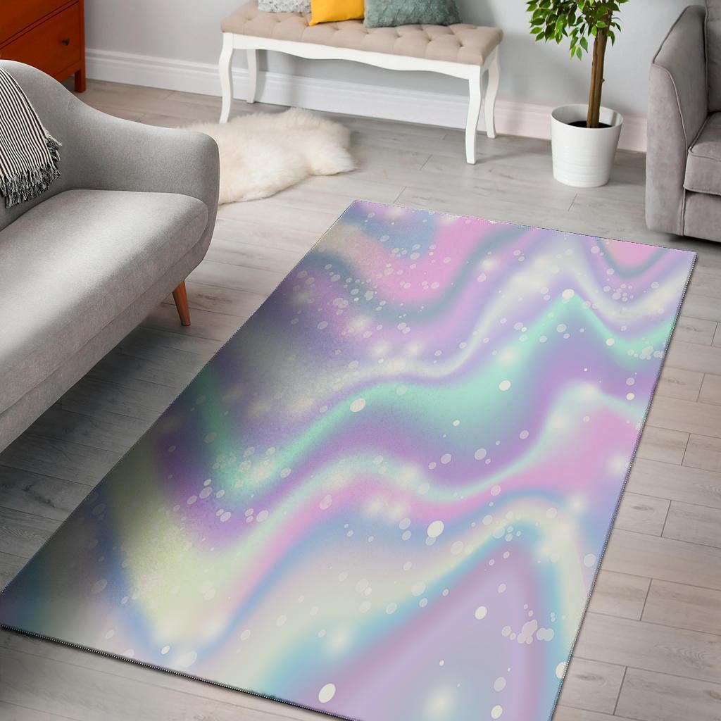 Holographic Psychedelic Floor Mat-grizzshop