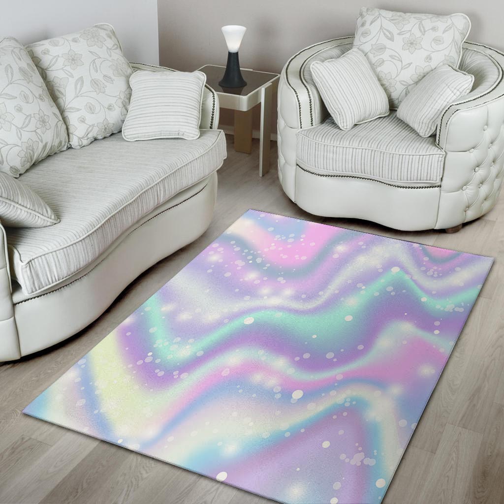 Holographic Psychedelic Floor Mat-grizzshop