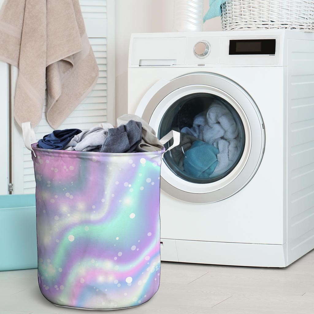 Holographic Psychedelic Laundry Basket-grizzshop