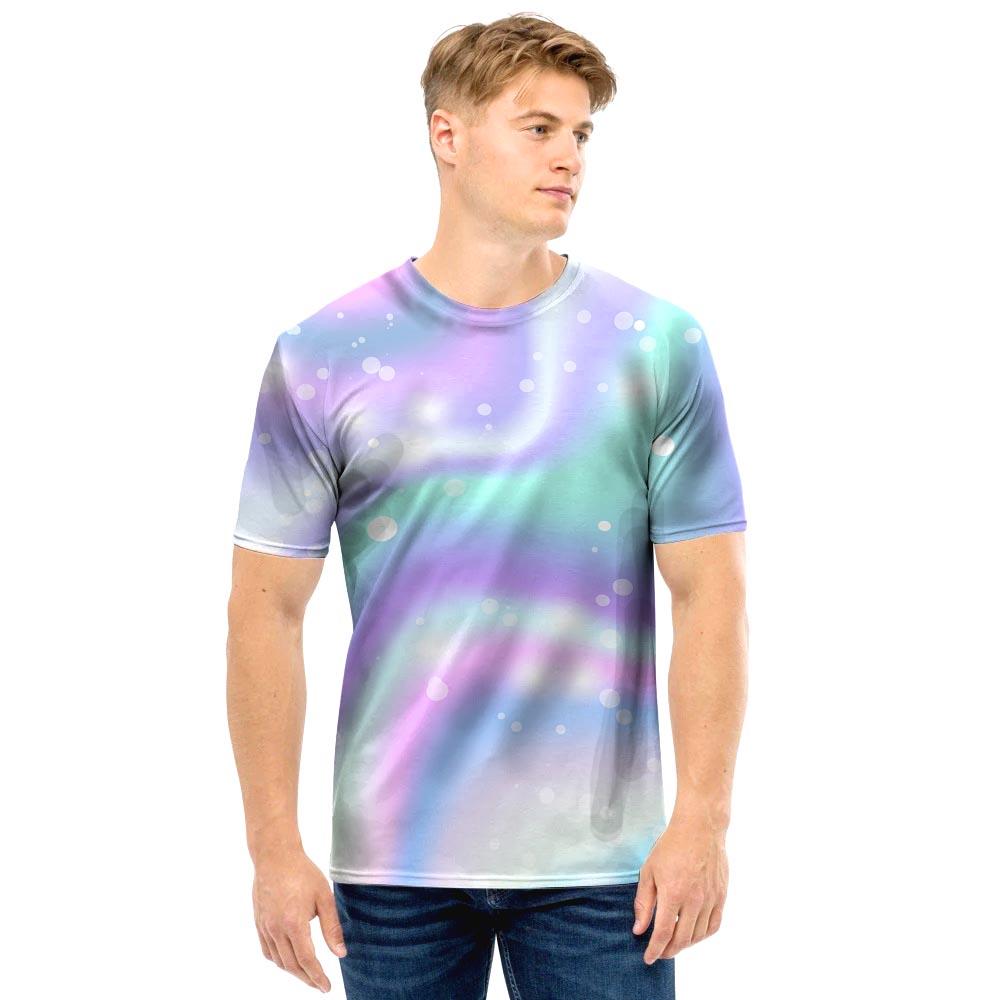 Holographic Psychedelic Men T Shirt-grizzshop