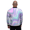 Holographic Psychedelic Men's Bomber Jacket-grizzshop