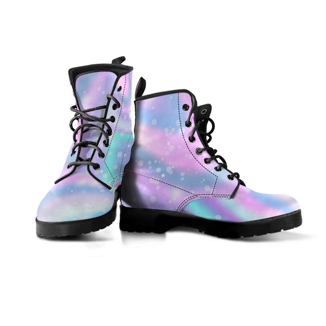 Holographic Psychedelic Men's Boots-grizzshop