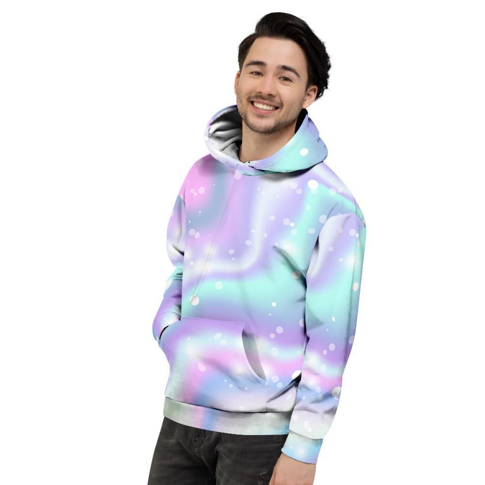 Holographic Psychedelic Men's Hoodie-grizzshop