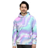 Holographic Psychedelic Men's Hoodie-grizzshop