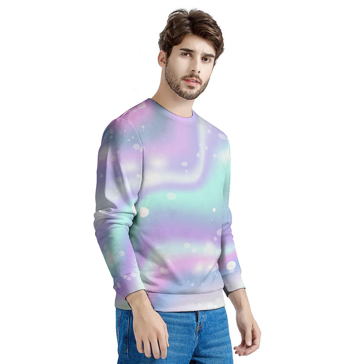 Holographic Psychedelic Men's Sweatshirt-grizzshop