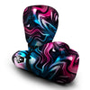 Holographic Psychedelic Print Pattern Boxing Gloves-grizzshop