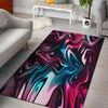 Holographic Psychedelic Print Pattern Floor Mat-grizzshop